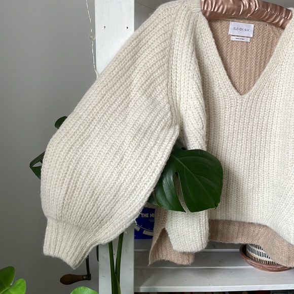 Eleven Six Tess Sweater XS/S color block - Picture 9 of 9